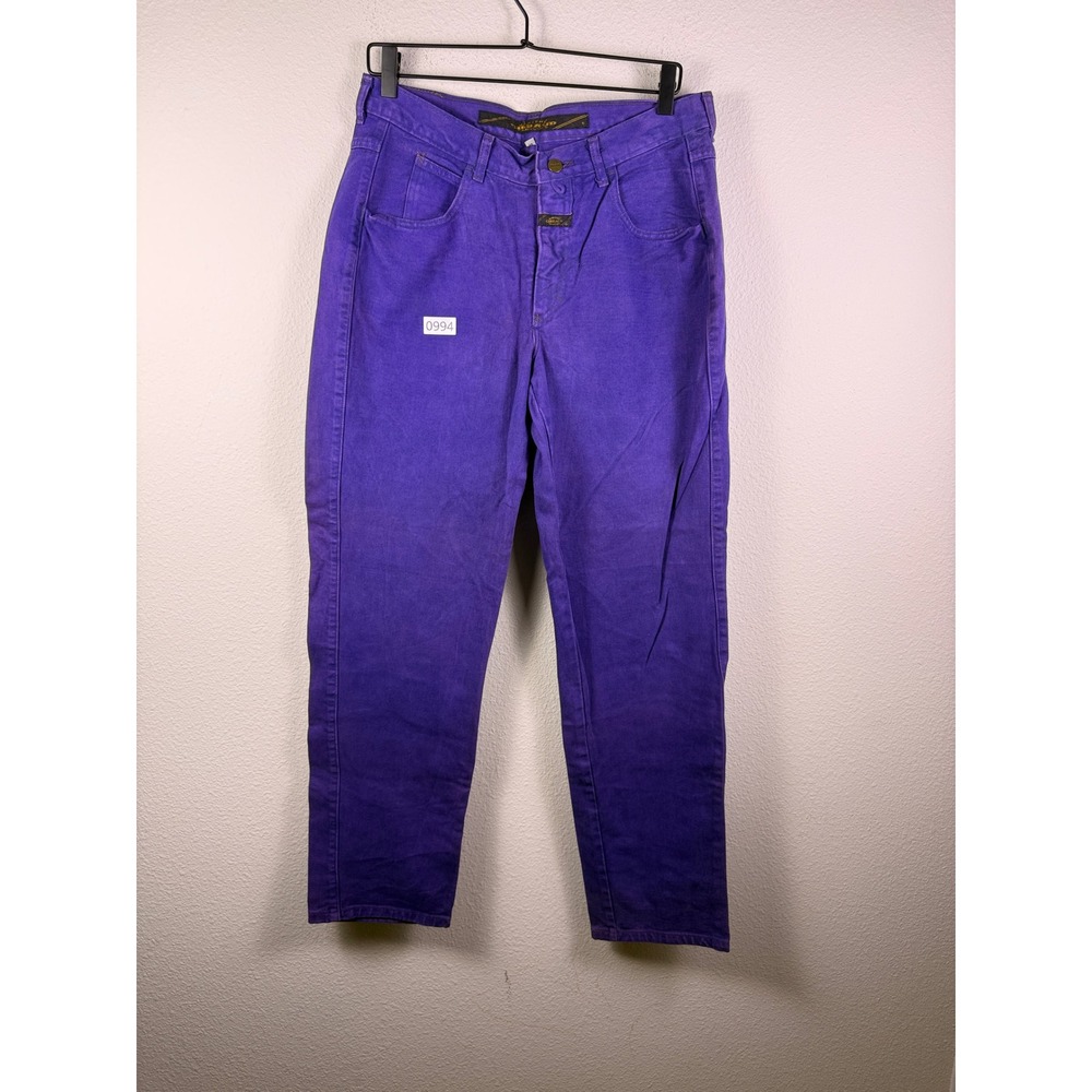 Marithe Francois Girbaud Vintage Purple Denim Jeans Mens 32 Straight Leg 90s